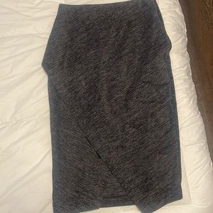 grey pencil skirt H&M